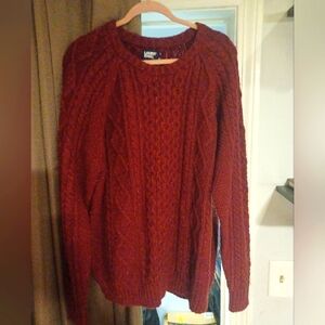 Land's End Wool Irish Knit Sweater